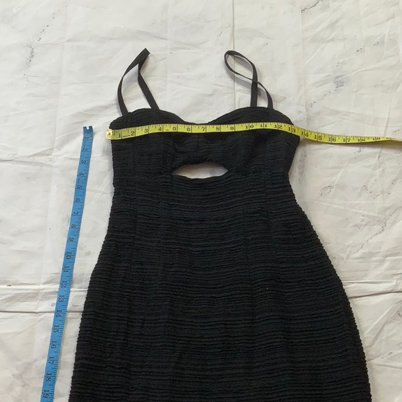 NANETTE LEPORE cut out NWT shirred stretch lined LBD - Picture 6 of 14